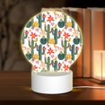 thumbnail image 1 of Balery Summer Cactus With Blooming Pattern Acrylic Night Light Gift with 3 Color ModesTouch-Sensitive LED Lamp Perfect Gift for Mother's Day, Birthday, or Christmas, 1 of 9