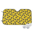 thumbnail image 1 of Balery Summer Pineapple Print Car Windshield Sun Shade,Windshield Sunshade for Car Pickup Truck SUV Accessories-Medium, 1 of 7