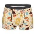 thumbnail image 1 of Balery Summer Travel Men's Boxer Briefs, Soft and Breathable Cotton Underwear with nylon Waistband-XX-Large, 1 of 9
