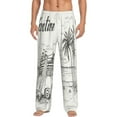 thumbnail image 1 of Balery Summer Vacation Scene With Camping Van print Men's Pajama Pants,Ultra Lightweight Pjs,Lounge Pant-Small, 1 of 9
