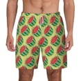 thumbnail image 1 of Balery Summer Watermelon Mens Swim Trunks Swim Shorts for Men Quick Dry Inseam Beach Shorts with Compression Liner Pocket-XX-Large, 1 of 9