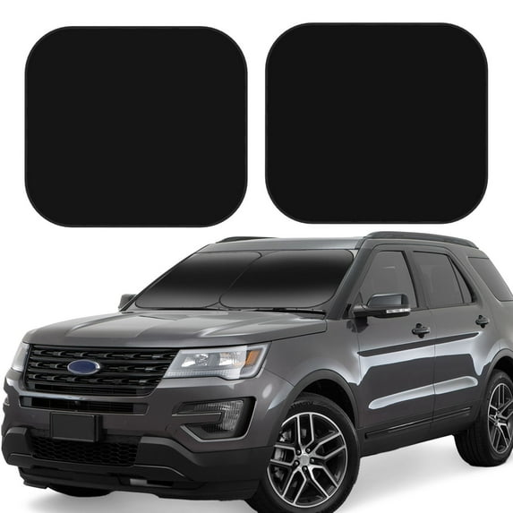 Balery Sun Shield 2 Pack For Car Front Windows Foldable Sun Visor Protector Blocks Max Uv Rays And Keeps Your Vehicle Cool For Most Sedans Suv Truck