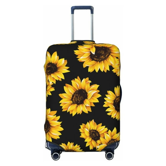 Balery Sunflower 6 Luggage Cover Protector, Scratch And Dirt Resistant, Fits 18-32 Inch Luggage - Medium
