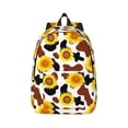 thumbnail image 1 of Balery Sunflower Cow Vintage Canvas Backpack for Men and Women - Large Capacity, Durable Travel Laptop Bag for School, Work, Hiking, and Outdoor Activities, 1 of 7