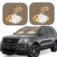 thumbnail image 1 of Balery Sunflower Gnomes 4 Sun Shield 2 Pack For Car Front Windows Foldable Sun Visor Protector Blocks Max Uv Rays And Keeps Your Vehicle Cool For Most Sedans Suv Truck, 1 of 7