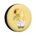 thumbnail image 1 of Balery Sunflower Gnomes5tire Cover Waterproof Dust-Proof, Universal Spare Wheel Tire Cover For Trailer, Rv, Suv Truck And Vehicle Camper Accessories-16 Inch, 1 of 9