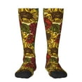 thumbnail image 1 of Balery Sunflower Printed Novelty Socks Men's Women's Crew Socks Sports Socks Knee High Socks Cotton Socks Quirky and Cool Socks, 1 of 9