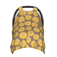 Balery Sunflower Printed Nursing Cover Breastfeeding Scarf Baby Car