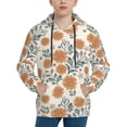 thumbnail image 1 of Balery Sunflowers 5 Pattern Boys Hoodie, Youth Pullover Hooded Sweatshirt, Kangaroo Pocket Hoodie for Kids Girls -Large, 1 of 6