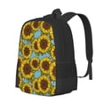 thumbnail image 1 of Balery Sunflowers Backpack for Men and Women - Durable 600D Oxford Cloth -Large Capacity, Water-Resistant School, Travel, and Hiking Bag, 1 of 9