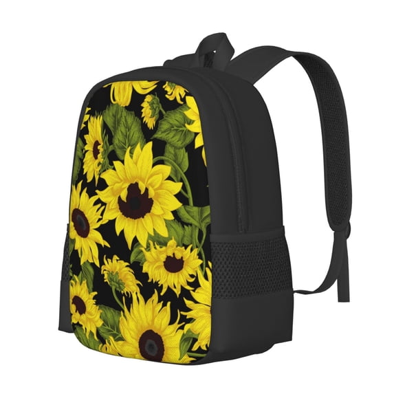 Balery Sunflowers In Vintage Backpack for Men and Women - Durable 600D Oxford Cloth -Large Capacity, Water-Resistant School, Travel, and Hiking Bag