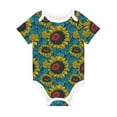 thumbnail image 1 of Balery Sunflowers Pattern Baby Climbing Clothes Infant Bodysuit Cute Infant Bodysuit Baby Romper-2 Years, 1 of 7
