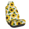thumbnail image 1 of Balery Sunflowers Pattern Car Seat Cover - Soft & Breathable Front Premium Covers with Non-Slip Protector Fits Most Automotive, Vans, SUVs, Trucks - 1 Unit, 1 of 5