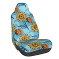 thumbnail image 1 of Balery Sunflowers Pattern Car Seat Cover - Soft & Breathable Front Premium Covers with Non-Slip Protector Fits Most Automotive, Vans, SUVs, Trucks - 1 Unit, 1 of 5