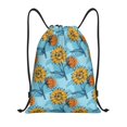 thumbnail image 1 of Balery Sunflowers Pattern Drawstring Backpack Bag Sport Gym Sackpack Cinch Bags Pattern Drawstring Backpack Bag Sport Gym Sackpack Cinch Bags -Small, 1 of 6