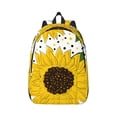 thumbnail image 1 of Balery Sunflowers Vintage Canvas Backpack for Men and Women - Large Capacity, Durable Travel Laptop Bag for School, Work, Hiking, and Outdoor Activities, 1 of 7