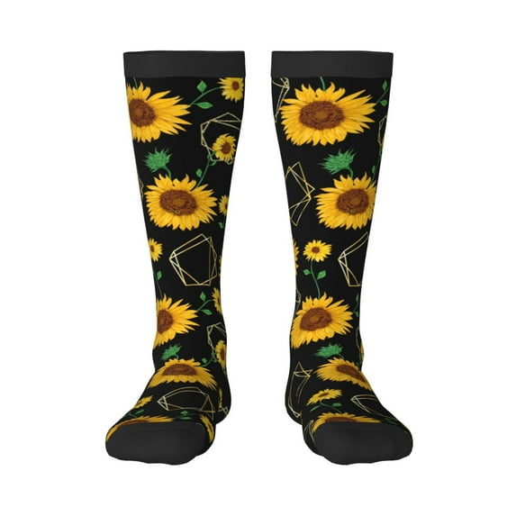 Balery Sunflowers3 Fun Novelty Socks Men'S Women'S Crew Socks Funny Crazy Novelty Socks Quirky And Cool Socks