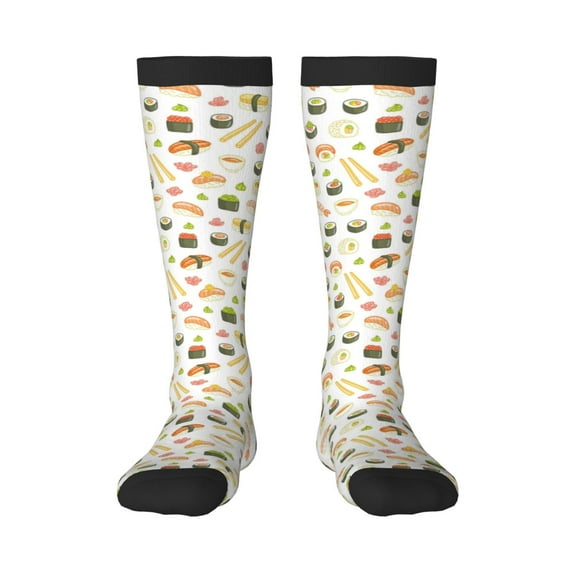 Balery Sushi And Rolls Fun Novelty Socks Men'S Women'S Crew Socks Funny Crazy Novelty Socks Quirky And Cool Socks