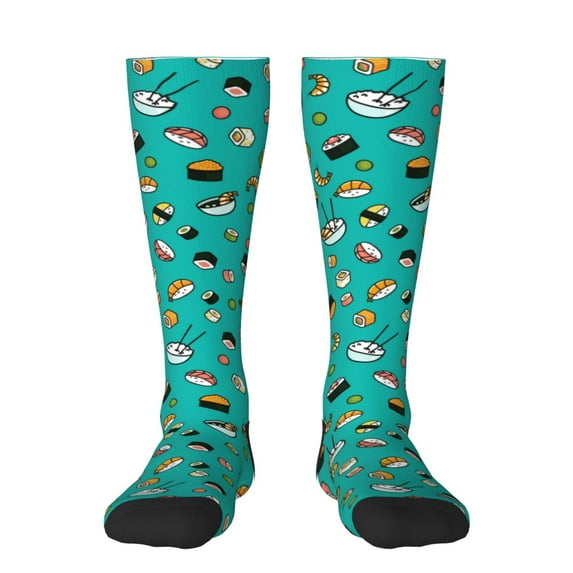 Balery Sushi Fun Novelty Socks Men'S Women'S Crew Socks Funny Crazy Novelty Socks Quirky And Cool Socks