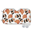 thumbnail image 1 of Balery Sushi Roll Print Car Windshield Sun Shade,Windshield Sunshade for Car Pickup Truck SUV Accessories-Small, 1 of 7