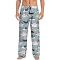thumbnail image 1 of Balery Swan Princess On Lake print Men's Pajama Pants,Ultra Lightweight Pjs,Lounge Pant-Small, 1 of 9