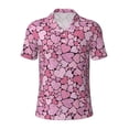 thumbnail image 1 of Balery Sweet Heart Printed Men’s Short Sleeve Polo Shirt, Midweight Men's Shirt,Golf Polo shirts -, 1 of 9