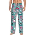 thumbnail image 1 of Balery Swimming Bulldog print Men's Pajama Pants,Ultra Lightweight Pjs,Lounge Pant-Medium, 1 of 9