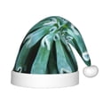 thumbnail image 1 of Balery Teal Cactus Pattern Santa Hat Christmas Hat Funny Christmas Hat Christmas Knitted Beanie Hat For Kids, 1 of 6