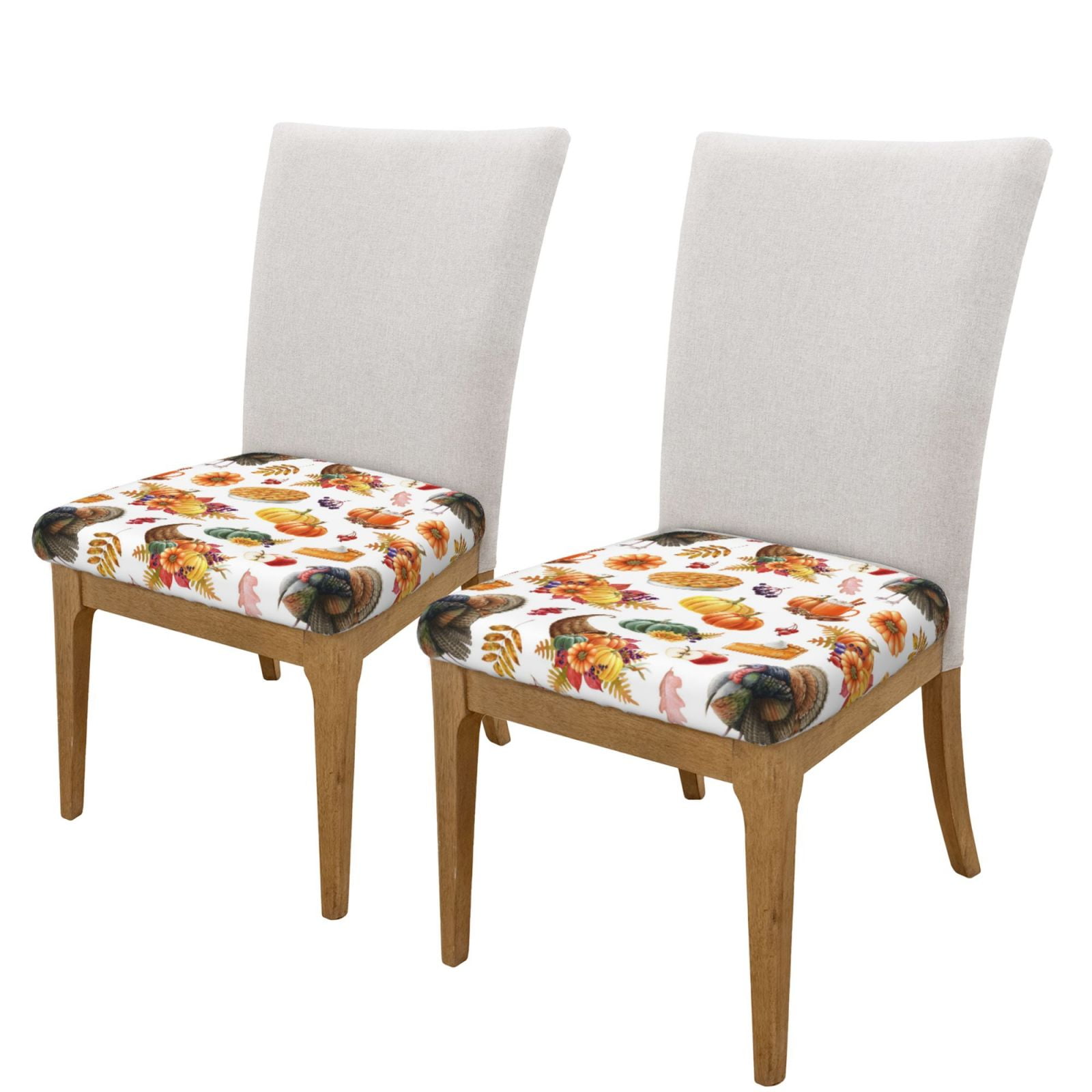 Balery Thanksgiving Turkeys 1 Stretch Couch Cushion Covers, Individual