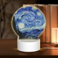 thumbnail image 1 of Balery The Starry Night Pattern Acrylic Night Light Gift with 3 Color ModesTouch-Sensitive LED Lamp Perfect Gift for Mother's Day, Birthday, or Christmas, 1 of 9