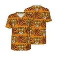 thumbnail image 1 of Balery Tiger Baseball Jersey for Men Casual Button Down Shirts Short Sleeve Active Team Sports Uniform-XX-Large, 1 of 9