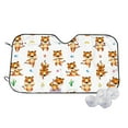 thumbnail image 1 of Balery Tigers Go In For Sports Windshield Sun Shade, Car Front Window Sunshade Cover ,Automotive Interior Portected Blocks Uv Rays For Car Pickup Truck Suv Accessories- Medium, 1 of 7