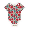 thumbnail image 1 of Balery Tomato Pattern Baby Climbing Clothes Infant Bodysuit Cute Infant Bodysuit Baby Romper-6 Months, 1 of 1