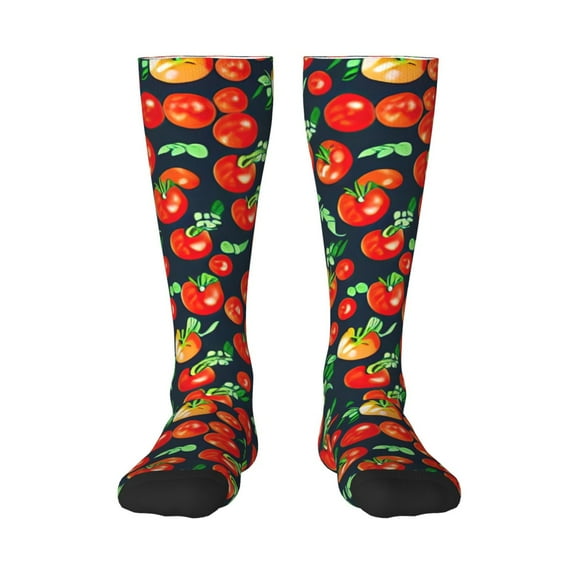 Balery Tomatoes Fun Novelty Socks Men'S Women'S Crew Socks Funny Crazy Novelty Socks Quirky And Cool Socks