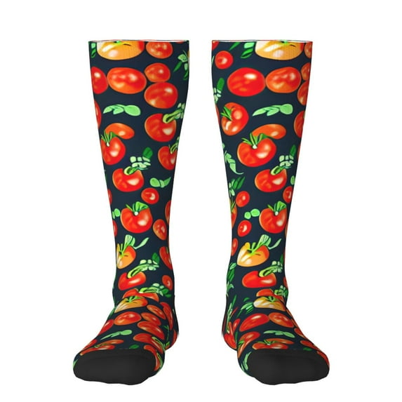 Balery Tomatoes Fun Novelty Socks Men'S Women'S Crew Socks Funny Crazy Novelty Socks Quirky And Cool Socks