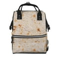 thumbnail image 1 of Balery Tortilla Mummy Backpack - Waterproof Twill Canvas, Large Capacity Diaper Bag with Multiple Pockets and Adjustable Straps, 1 of 6