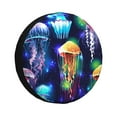 thumbnail image 1 of Balery Transparent Jellyfishestire Cover Waterproof Dust-Proof, Universal Spare Wheel Tire Cover For Trailer, Rv, Suv Truck And Vehicle Camper Accessories-14 Inch, 1 of 9