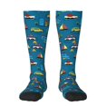 thumbnail image 1 of Balery Transportations With Buildings Fun Novelty Socks Men'S Women'S Crew Socks Funny Crazy Novelty Socks Quirky And Cool Socks, 1 of 9