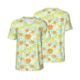 thumbnail image 1 of Balery Tree Palms Lemon Baseball Jersey for Men Casual Button Down Shirts Short Sleeve Active Team Sports Uniform-Medium, 1 of 9