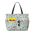 thumbnail image 1 of Balery Tribal Animals Beach Travel Bag - Water-Resistant, Large Capacity Lightweight Tote with 7 Pockets for Women and Men - Perfect for Beach, Pool, Gym, and Travel, 1 of 7