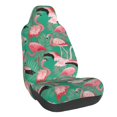 thumbnail image 1 of Balery Tropical Flamingo Pattern Car Seat Cover - Soft & Breathable Front Premium Covers with Non-Slip Protector Fits Most Automotive, Vans, SUVs, Trucks - 1 Unit, 1 of 5