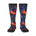 thumbnail image 1 of Balery Tropical Flower Fun Novelty Socks Men'S Women'S Crew Socks Funny Crazy Novelty Socks Quirky And Cool Socks, 1 of 9