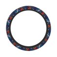thumbnail image 1 of Balery Tropical Flower print Steering Wheel Covers Elastic Skidproof Steering Wheel Protective Cover Case for Men Women Universal 15 Inches Cars Accessories, 1 of 8