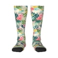 thumbnail image 1 of Balery Tropical Flowers Fun Novelty Socks Men'S Women'S Crew Socks Funny Crazy Novelty Socks Quirky And Cool Socks, 1 of 9