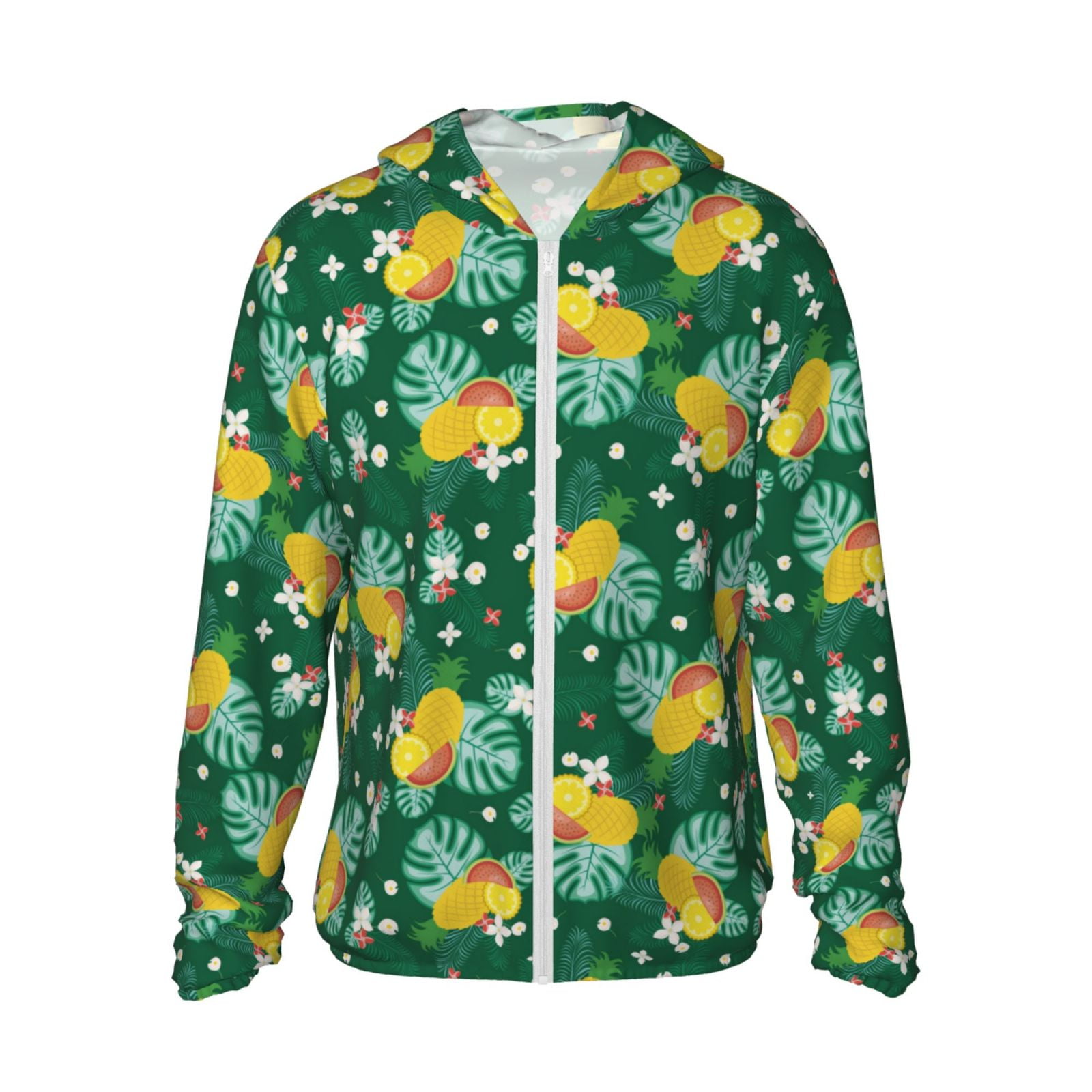 Balery Tropical Fruit Men's Women's UPF 50+ Sun Protection Lightweight