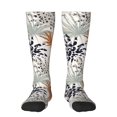 thumbnail image 1 of Balery Tropical Leaves Fun Novelty Socks Men'S Women'S Crew Socks Funny Crazy Novelty Socks Quirky And Cool Socks, 1 of 9