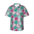 thumbnail image 1 of Balery Tropical Leaves Print Men's Hawaiian Shirts Short Sleeve Beach Shirt Relaxed Fit Vacation Button Down Shirts-XX-Large, 1 of 9