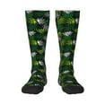 thumbnail image 1 of Balery Tropical Leaves1 Printed Novelty Socks Men's Women's Crew Socks Sports Socks Knee High Socks Cotton Socks Quirky and Cool Socks, 1 of 9