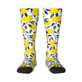 thumbnail image 1 of Balery Tropical Lemon Fun Novelty Socks Men'S Women'S Crew Socks Funny Crazy Novelty Socks Quirky And Cool Socks, 1 of 9