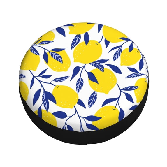 Balery Tropical Lemon Tire Covers - Tough Tire Wheel Protector for Truck, SUV, Trailer, Camper, RV -14 inch